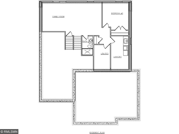 McNearney-Homes-Faribault-MN-Model-Basement